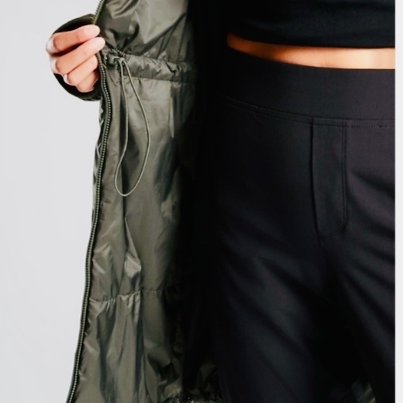 Athleta Dark Green Utility Jacket - Picture 3 of 9